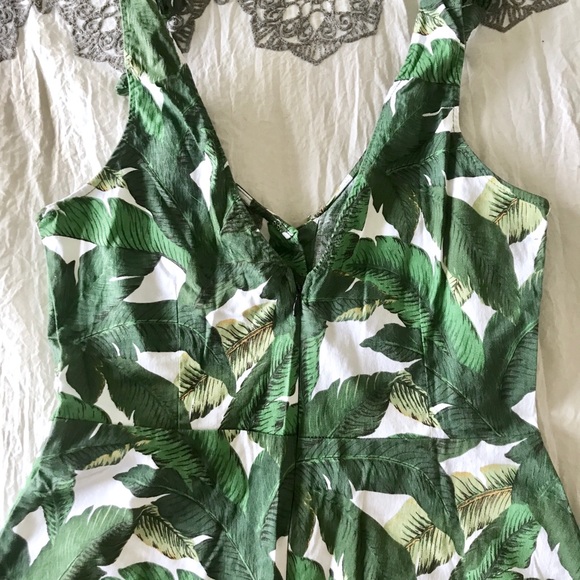 Palm Leaf Skater Dress - Picture 4 of 5